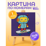 Картина по номерам Magic Stories Робот