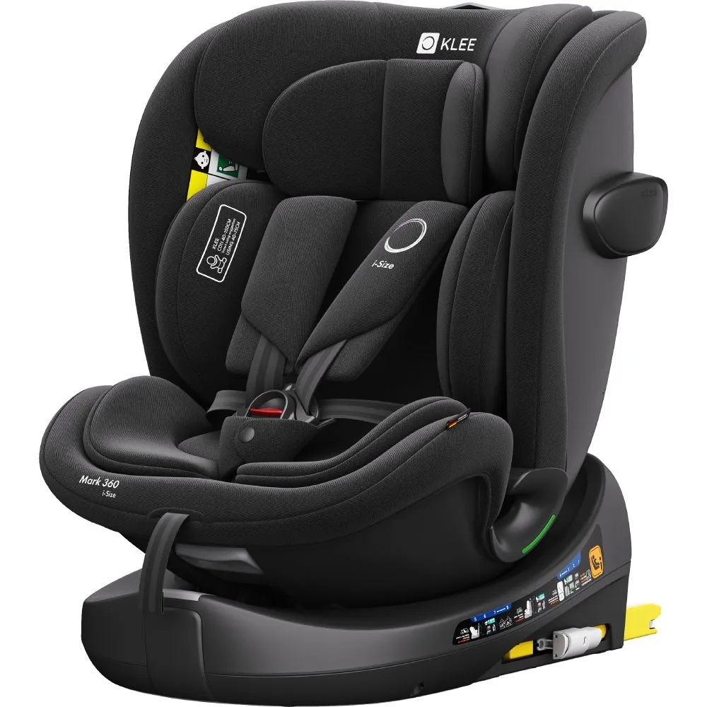 Автокресло KLEE Mark 360 i-size Isofix 0+/1/2/3 (0-36 кг) черный - фото 1