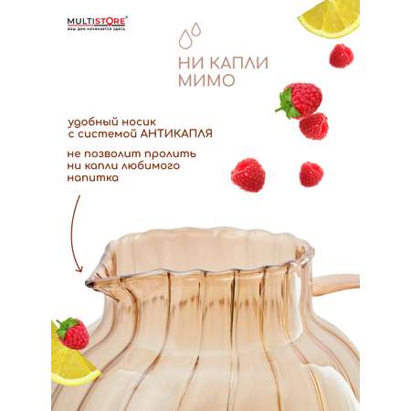 Чайник заварочный стеклянный Multistore 900 мл