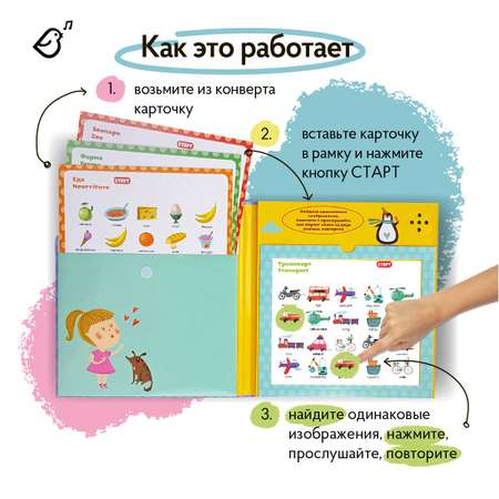Книга интерактивная VoiceBook Мой первый французский 20002