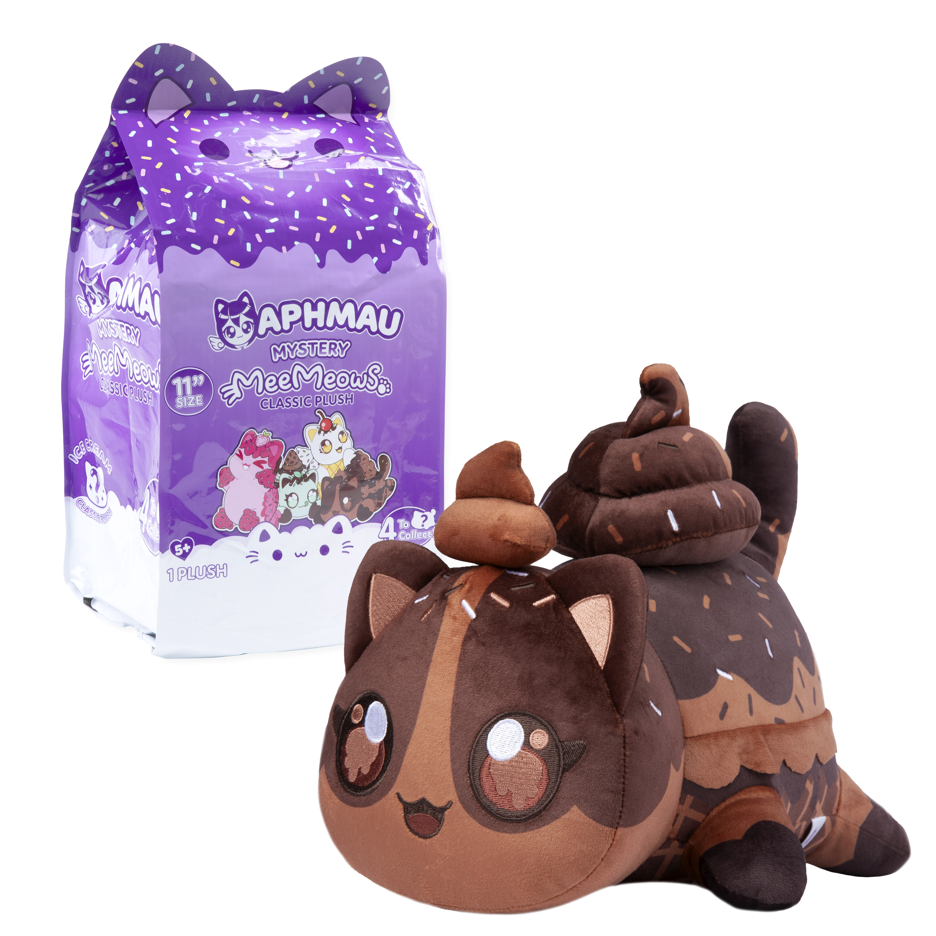 Мягкая игрушка APHMAU MeeMeow Сюрприз 28 см - фото 11