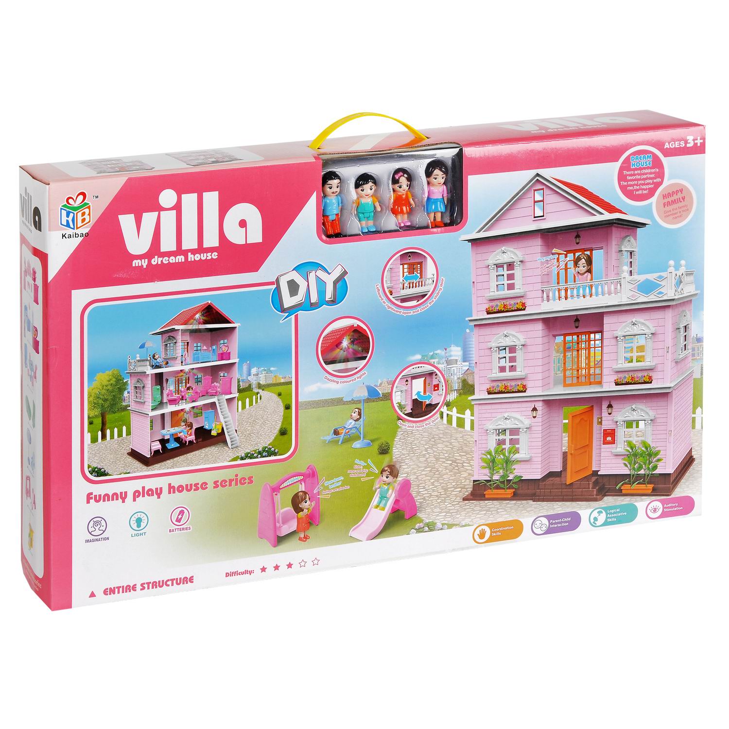 Домик для кукол Junfa 45 см WK-C8890 - фото 2