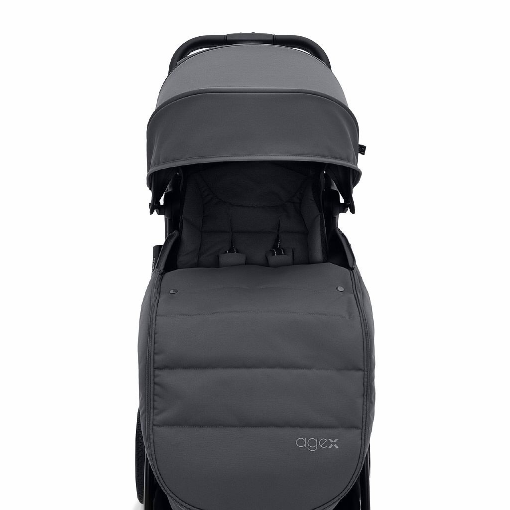 Коляска прогулочная agex All Road серый - фото 10