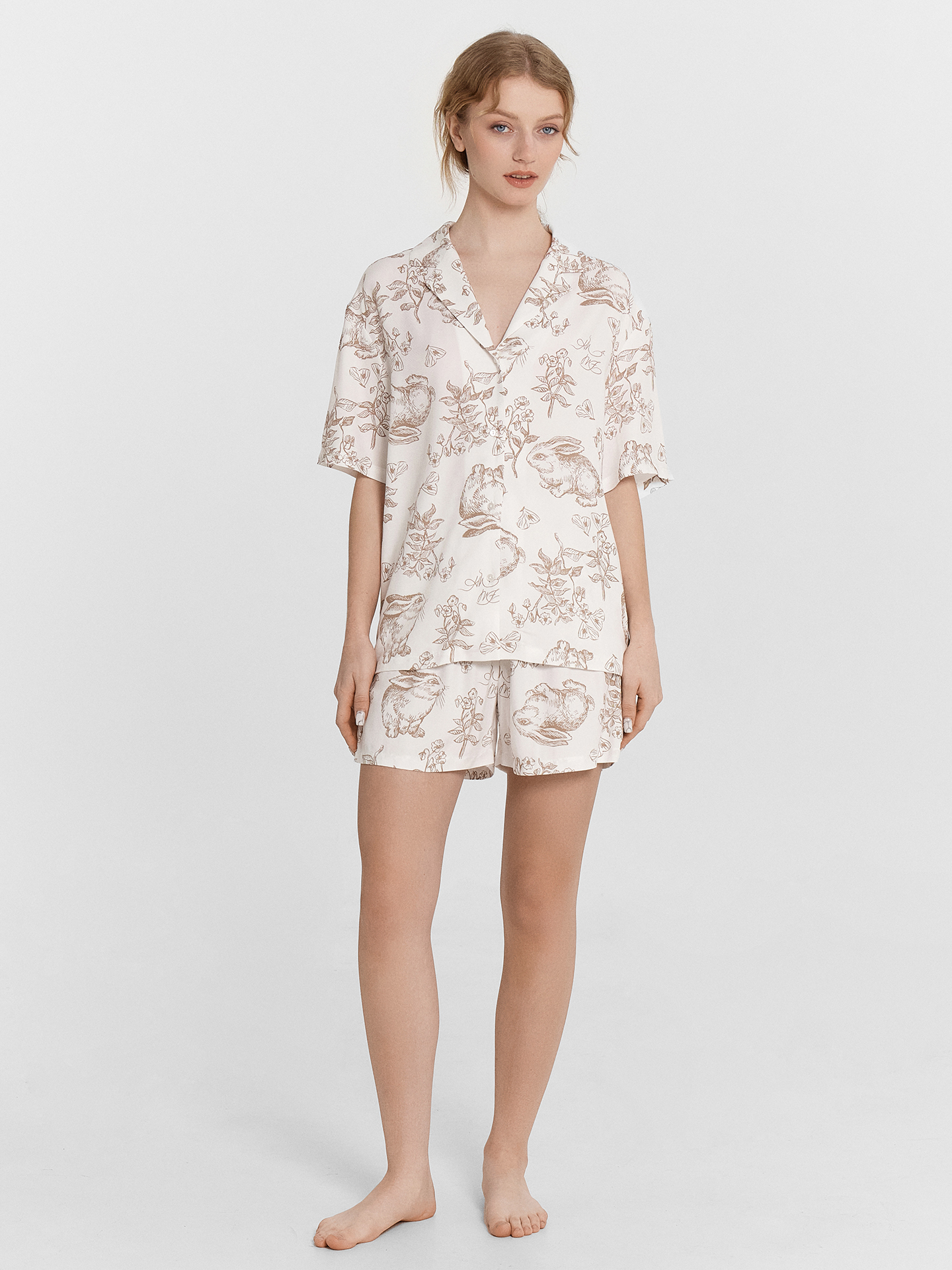 Пижама Mark Formelle (Марк Формэль) 592460-2/кролики на молочном - фото 1