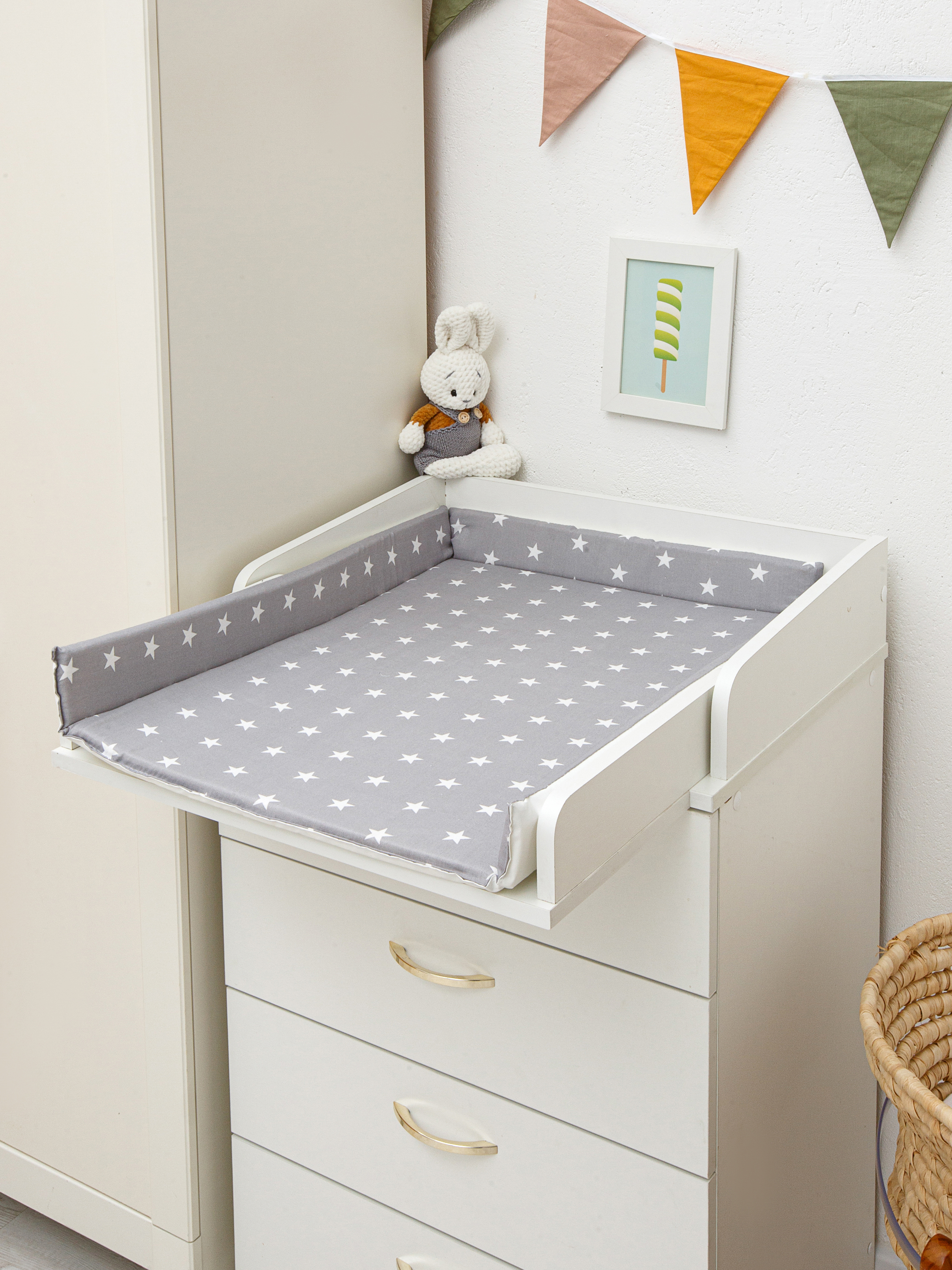 Матрас для пеленания БОНЯМ с бортиками - фото 9