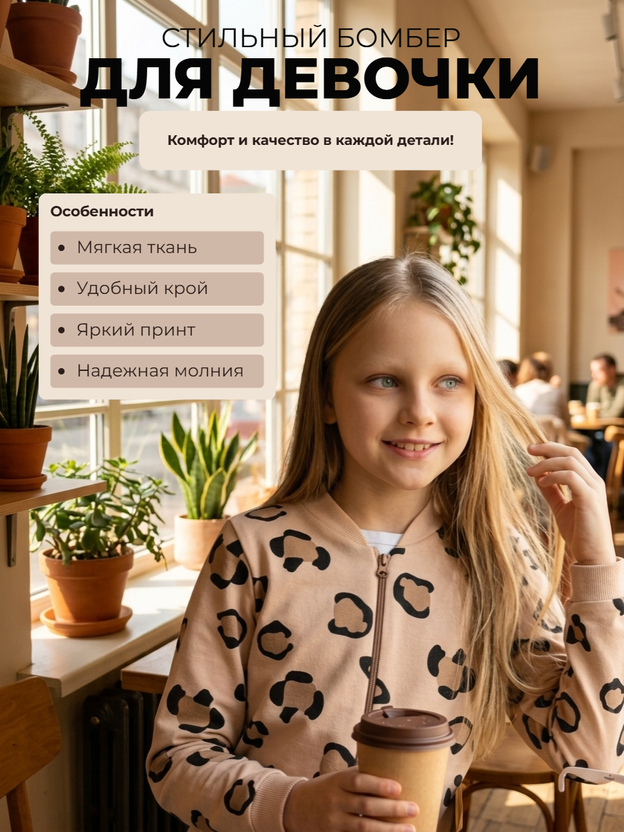 Бомбер YOULALA 152032103 - фото 2