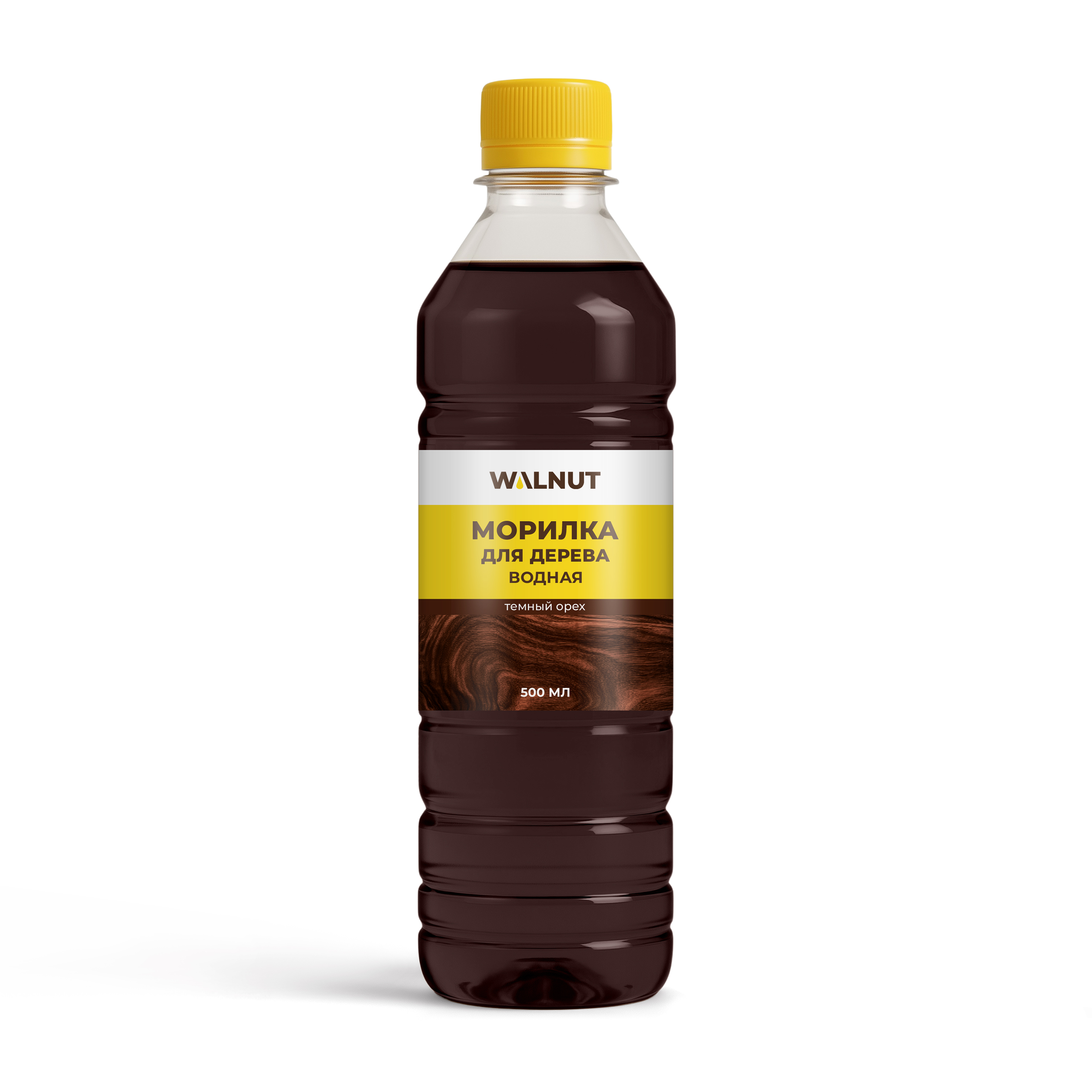 Морилка для дерева водная WALNUT темный орех 500 мл - фото 8