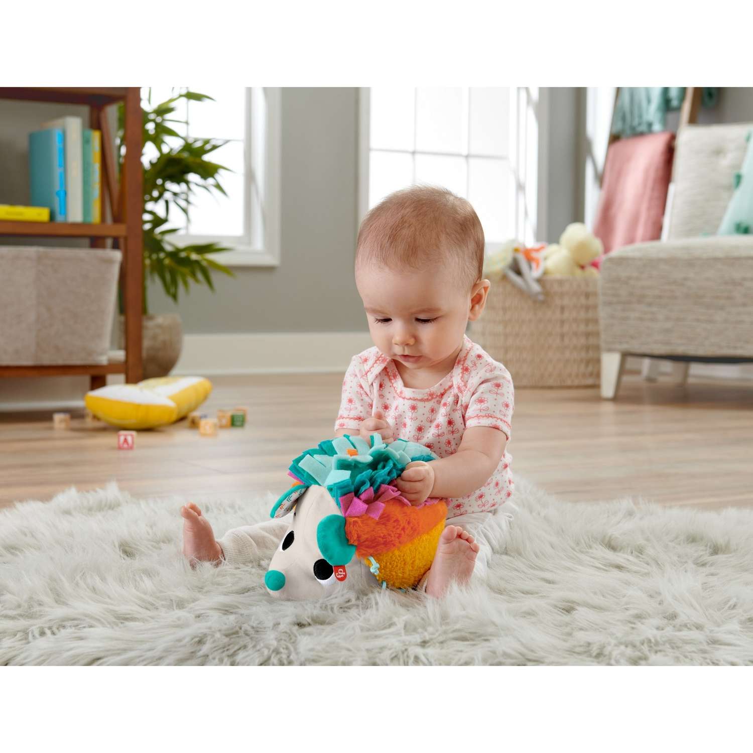 Игрушка тактильная Fisher Price Ежик HBP42 - фото 10