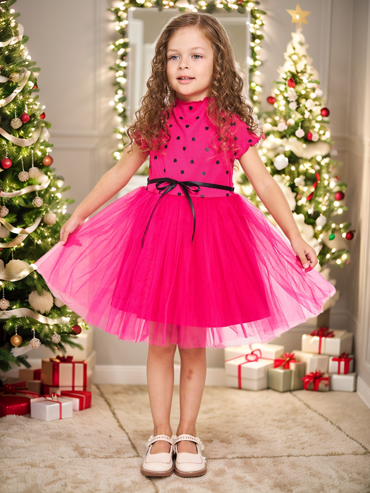 Платье Mil Art kids 1902201521DRESS-ROSE - фото 1