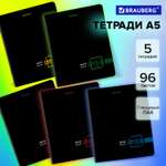 Общая тетрадь Brauberg клетка 96 лист. 5 шт.