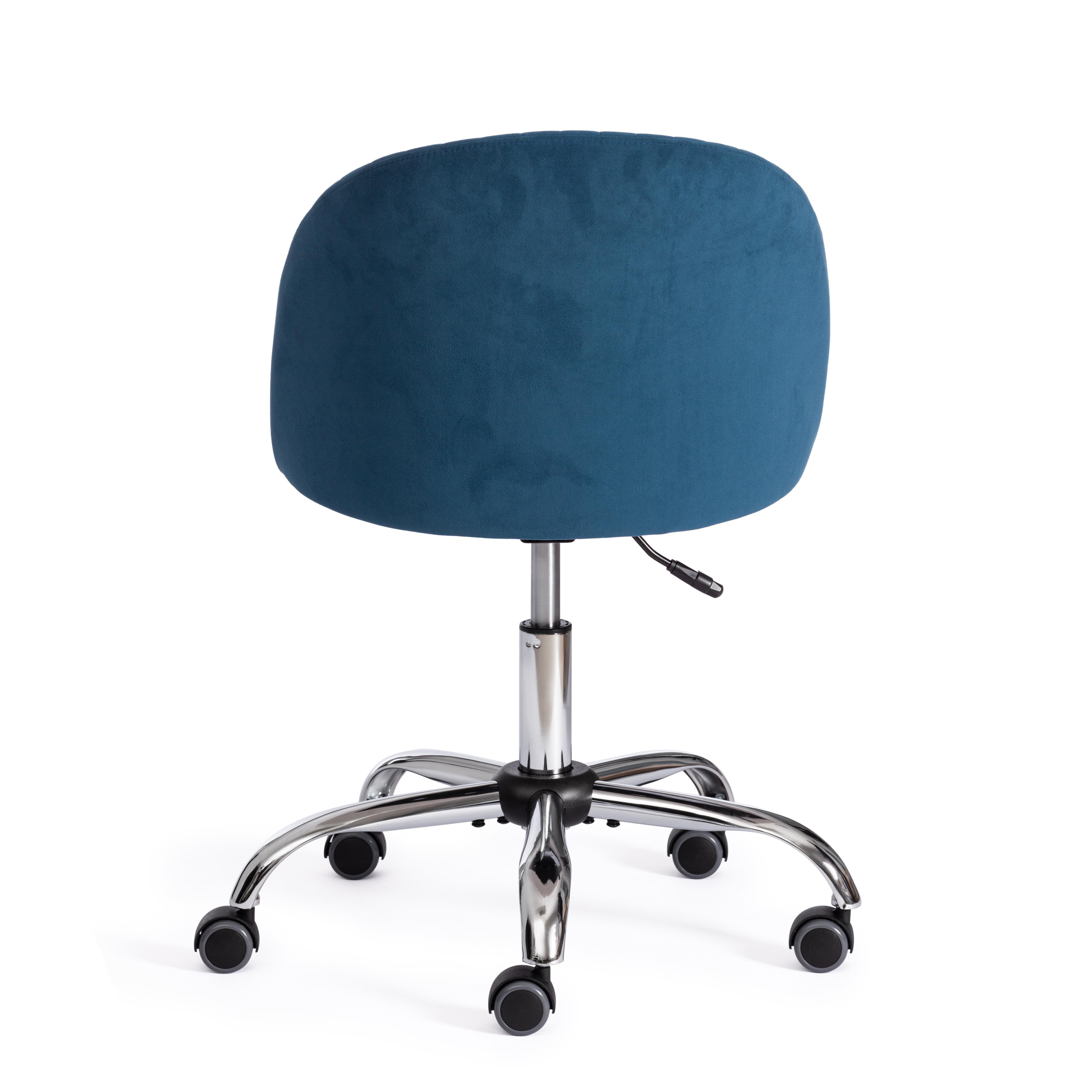 Компьютерное кресло TETCHAIR флок синий - фото 9