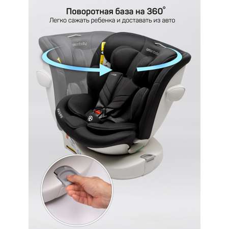 Автокресло Amarobaby Defender Isofix 0+/1/2/3 (0-36 кг) черный
