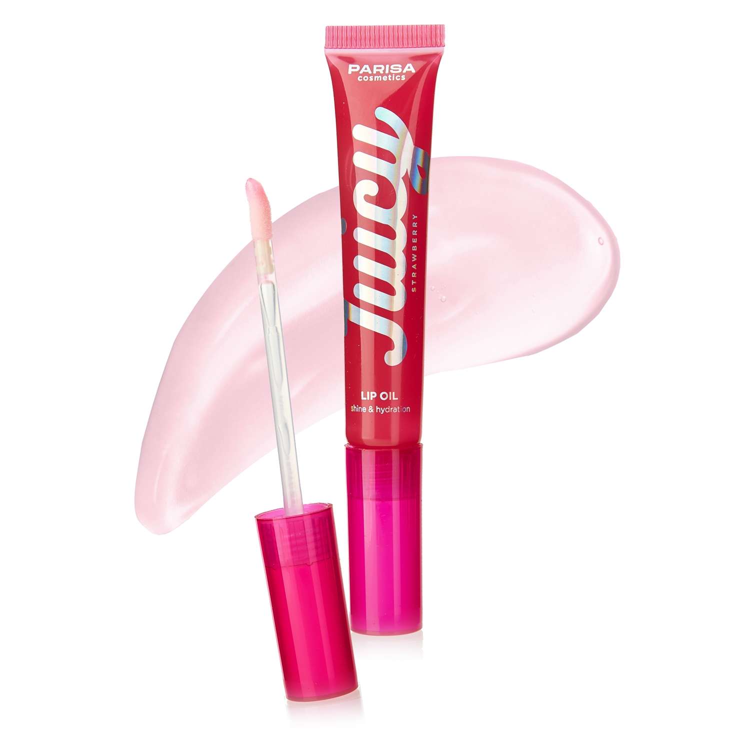 Фруктовое масло для губ Parisa Cosmetics тон 4 клубника JLO-07 - фото 1