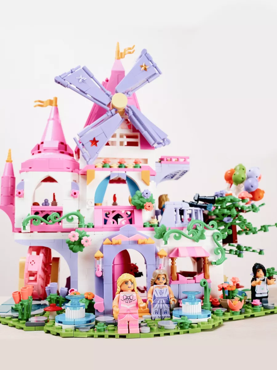 Конструктор Kids Build Castle Волшебный замок принцессы 1193 дет. - фото 11