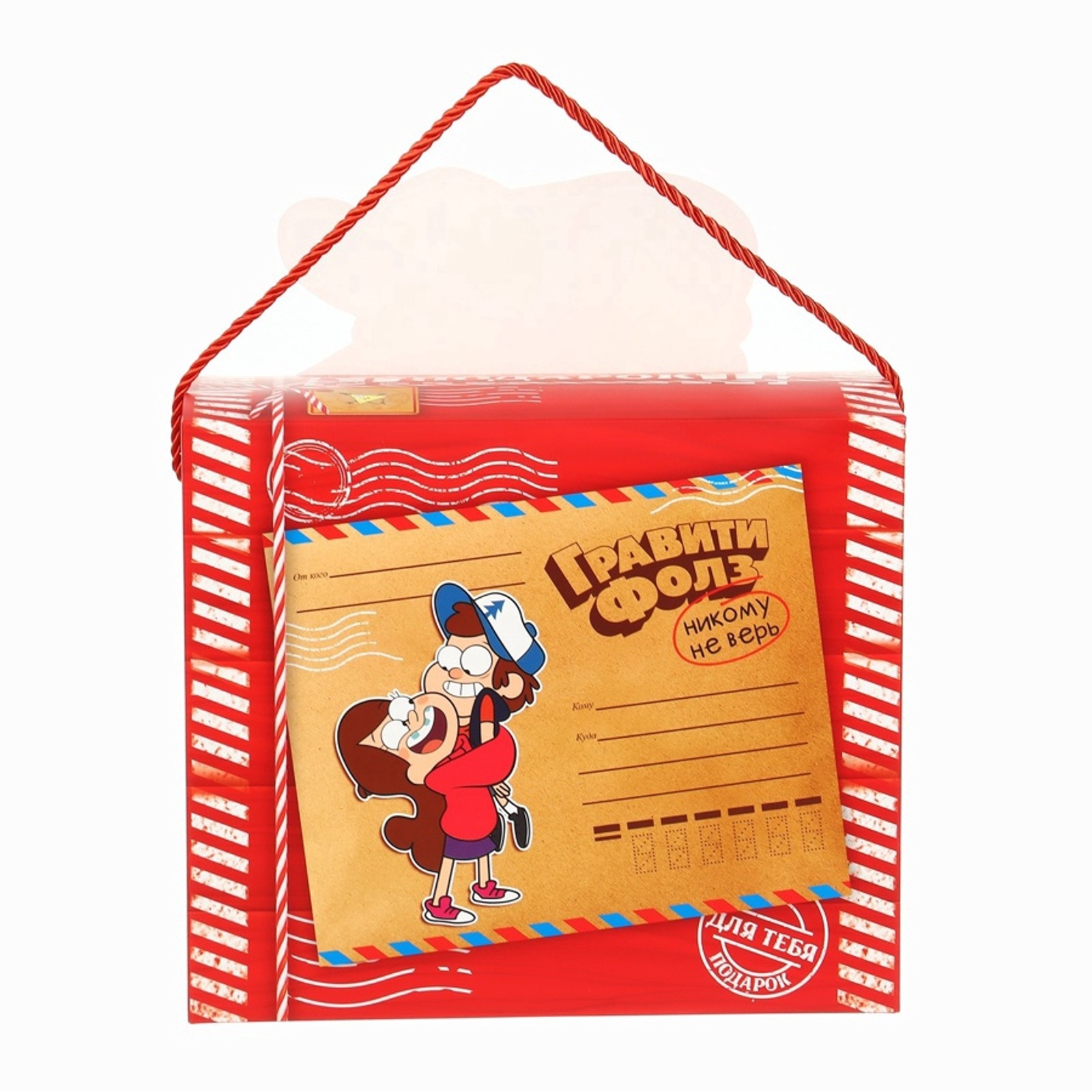 Пакет-коробка Дарите Счастье "Новогодний", 27 х 23 х 12 см - фото 5