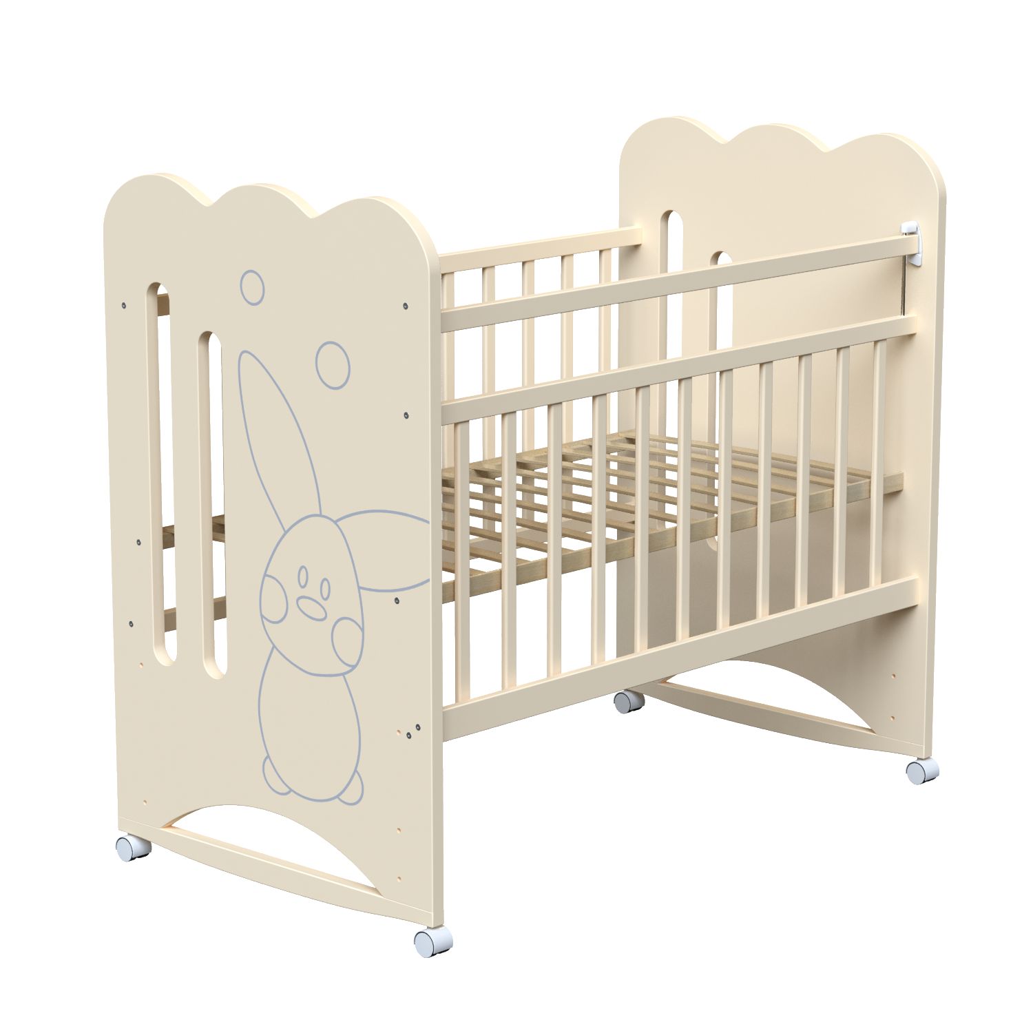 Детская кроватка ВДК, (слоновая кость) - фото 1