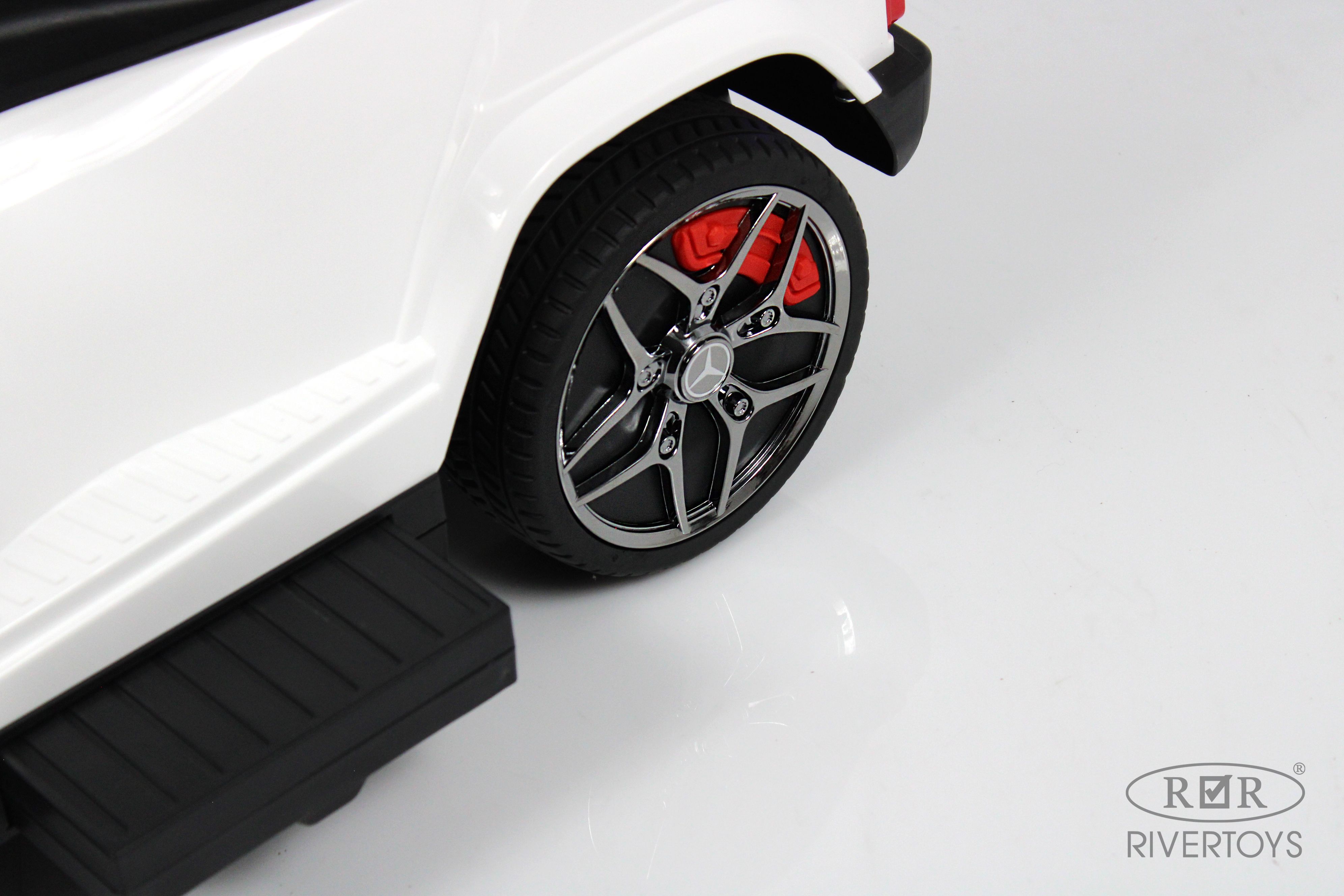 Каталка RIVERTOYS Mercedes-BenzG63 White Diamond белый - фото 10
