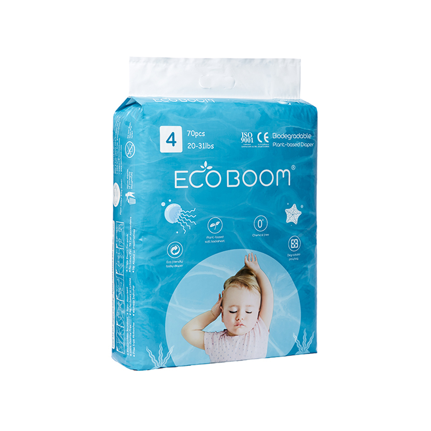 Подгузники ECO BOOM Eco L 70 шт. - фото 2