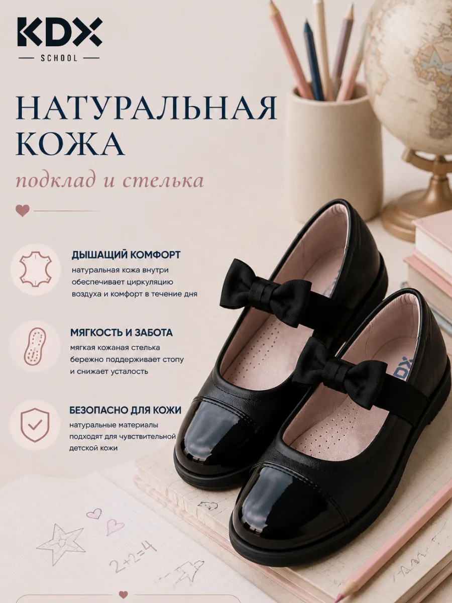 Туфли KDX ZHSC-29 black - фото 4