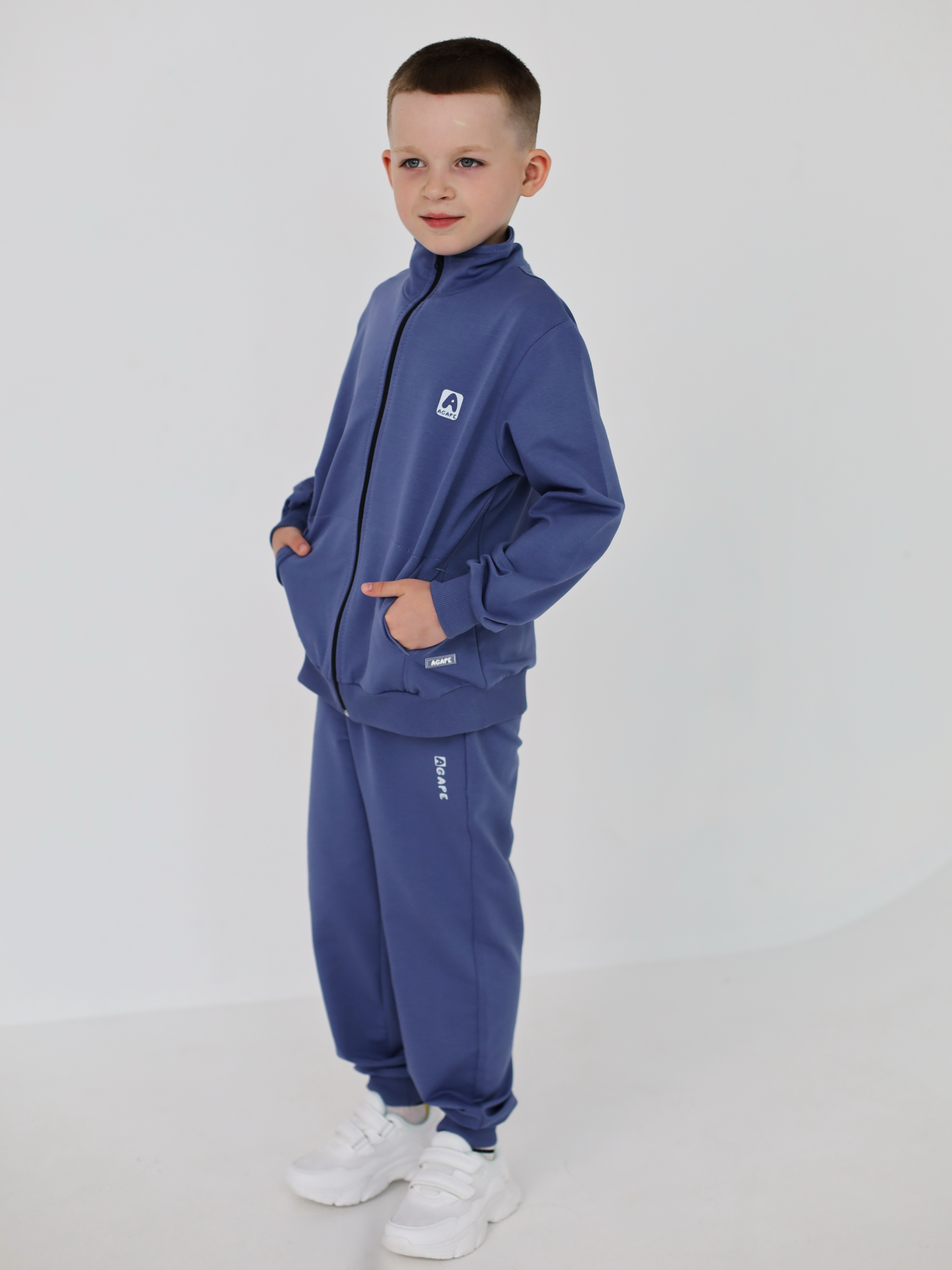 Костюм Агапэ 8015_индиго - фото 3