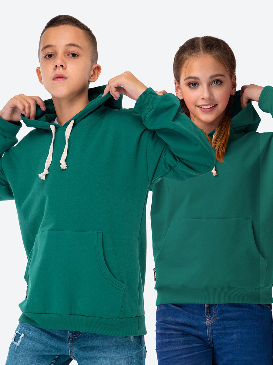 Худи HappyFox HF00158изумрудный - фото 3