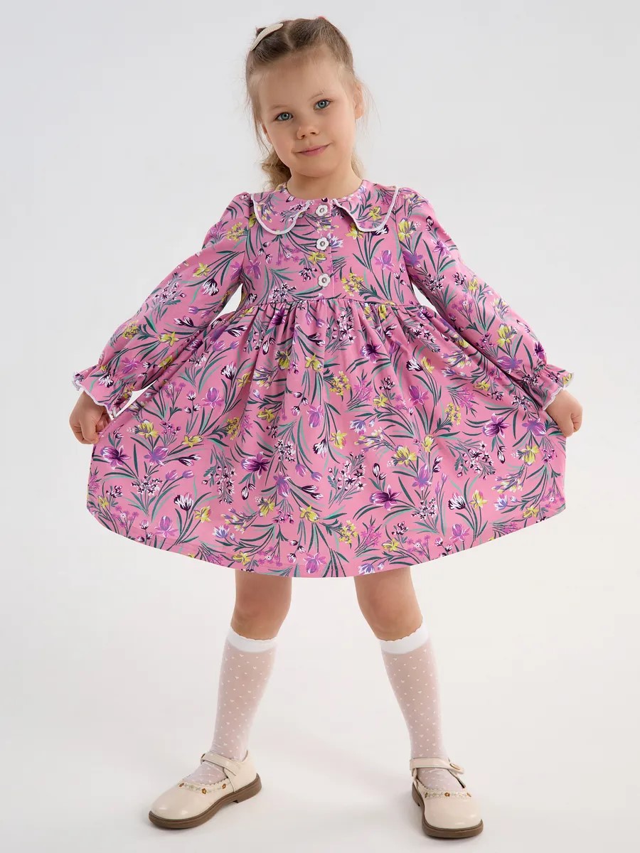 Платье YAXX 005--Платье ирис/розовый - фото 1