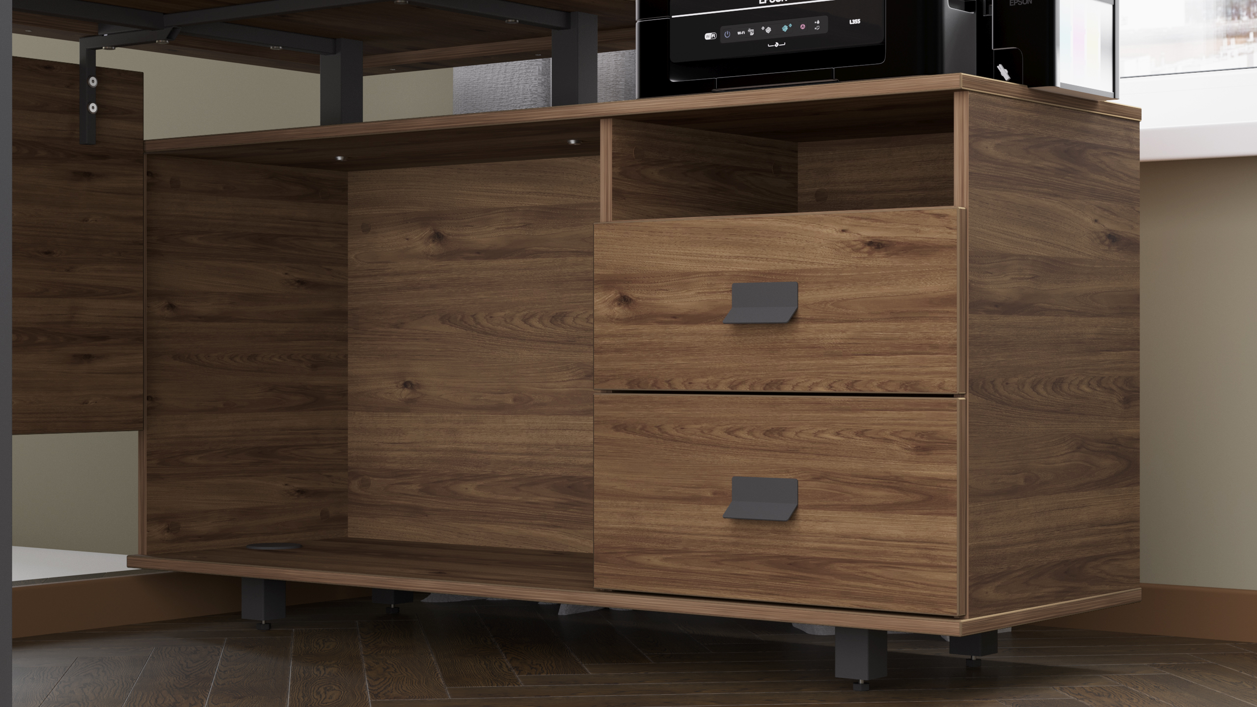 Письменный стол КАЛИФОРНИЯ МЕБЕЛЬ Хардвиг 1200 - фото 6