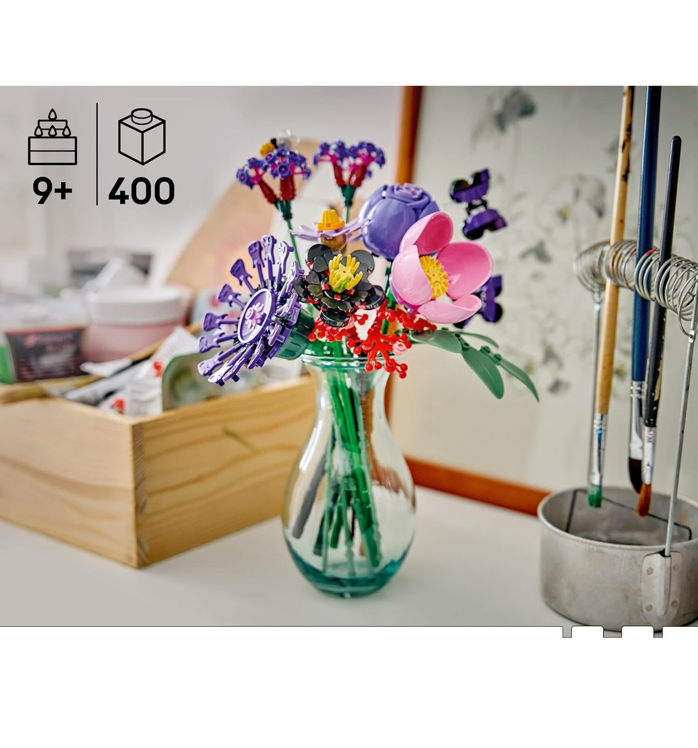 Конструктор LEGO Botanicals Букет Оливии Родриго 400 дет. - фото 8
