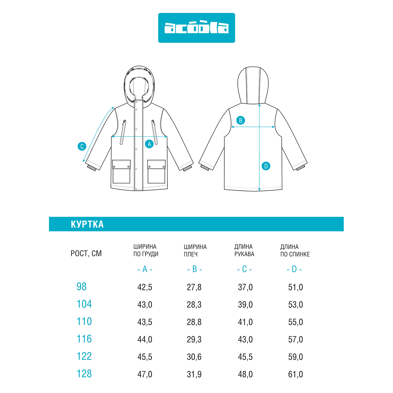 Куртка Acoola 20120130263_0066449 - фото 7