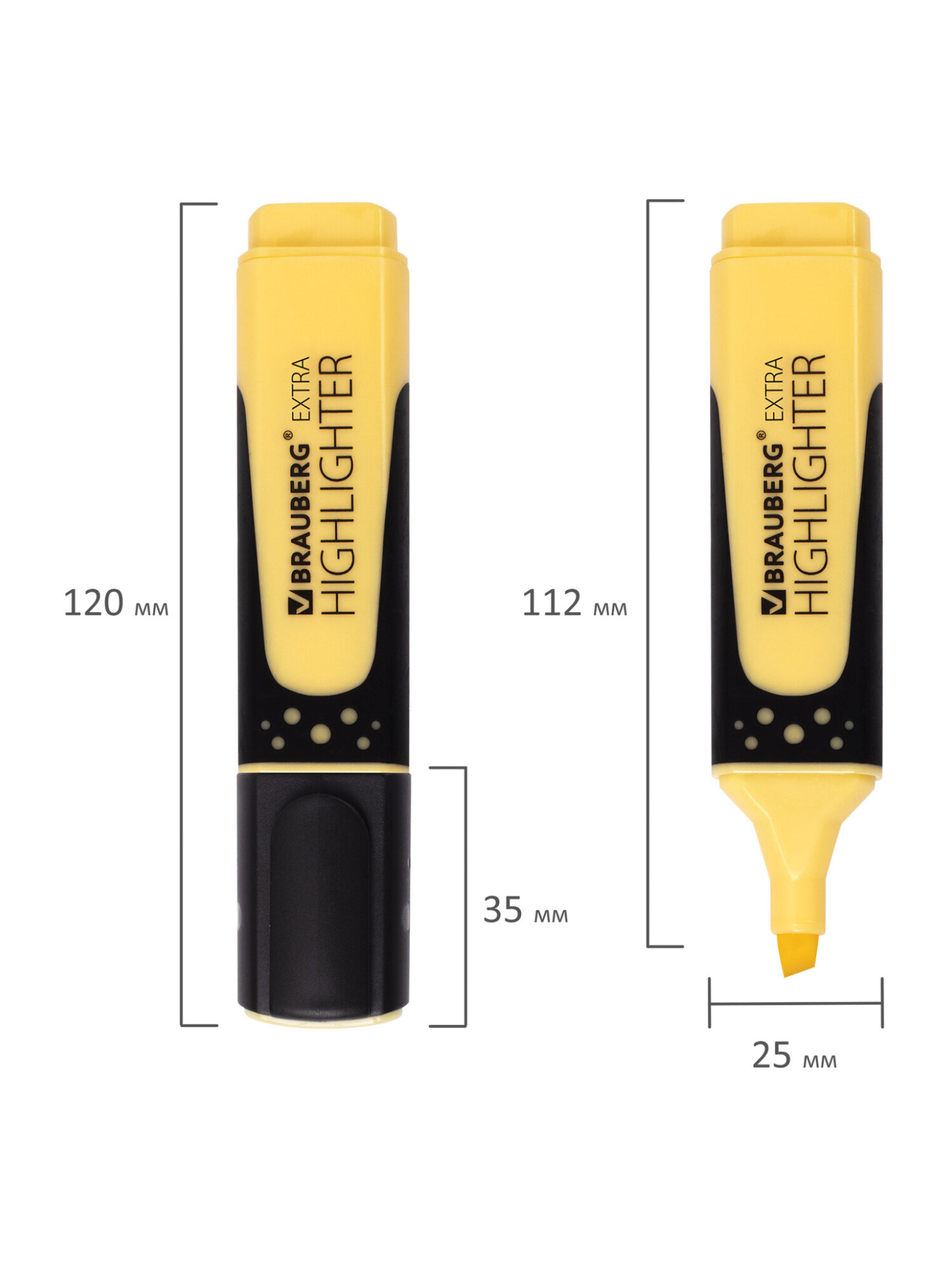 Текстовыделители Brauberg 12 шт. - фото 19