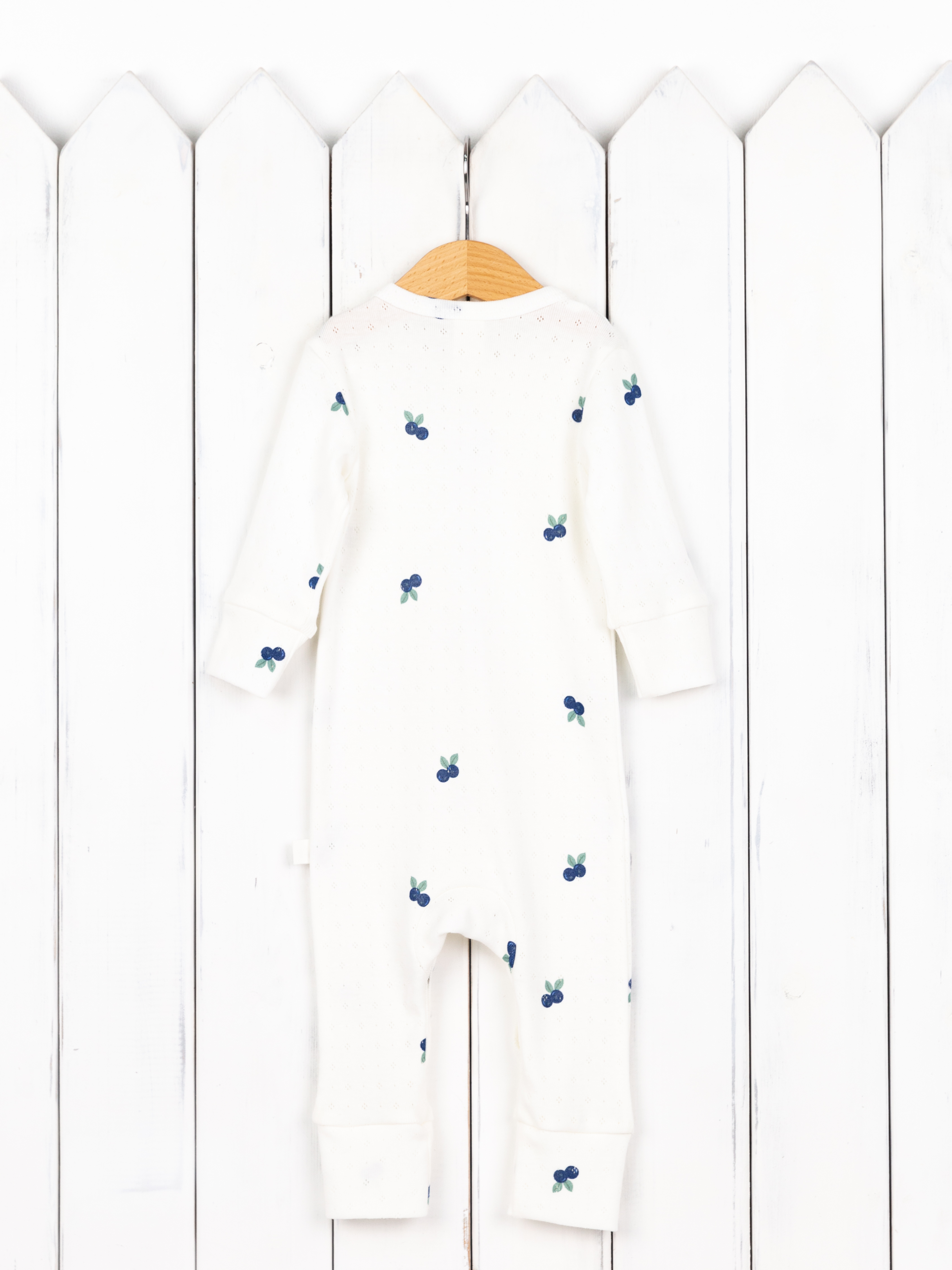 Комбинезон Baby boom К296/12-Р ажурная рибана черника - фото 5