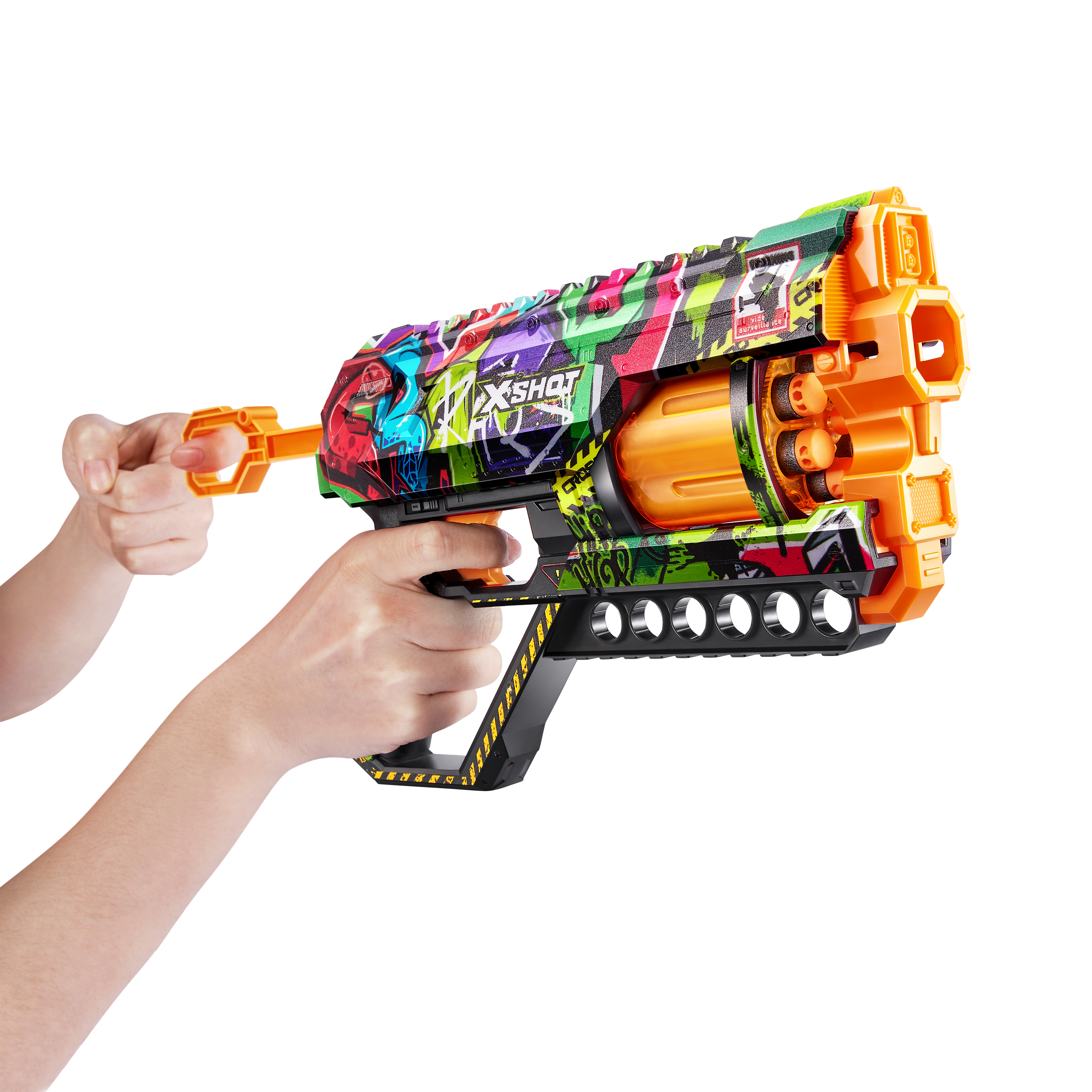 Бластер Zuru XSHOT  Skins Грифер Граффити - фото 8