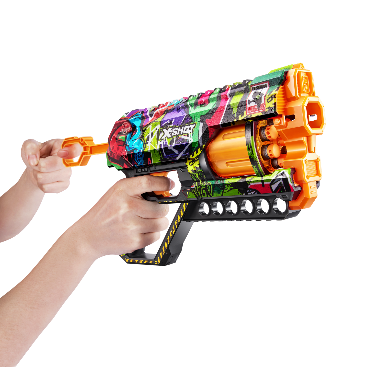 Бластер Zuru XSHOT  Skins Грифер Граффити - фото 8