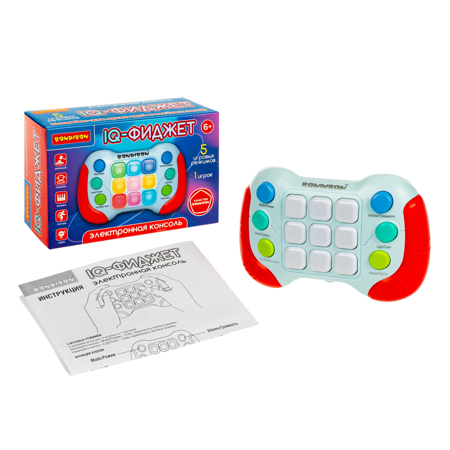 Настольная игра Bondibon Игра электронная IQ-ФИДЖЕТ - фото 2