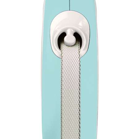 Рулетка Flexi New Line Comfort M лента 5м до 25кг Cерый-Голубой