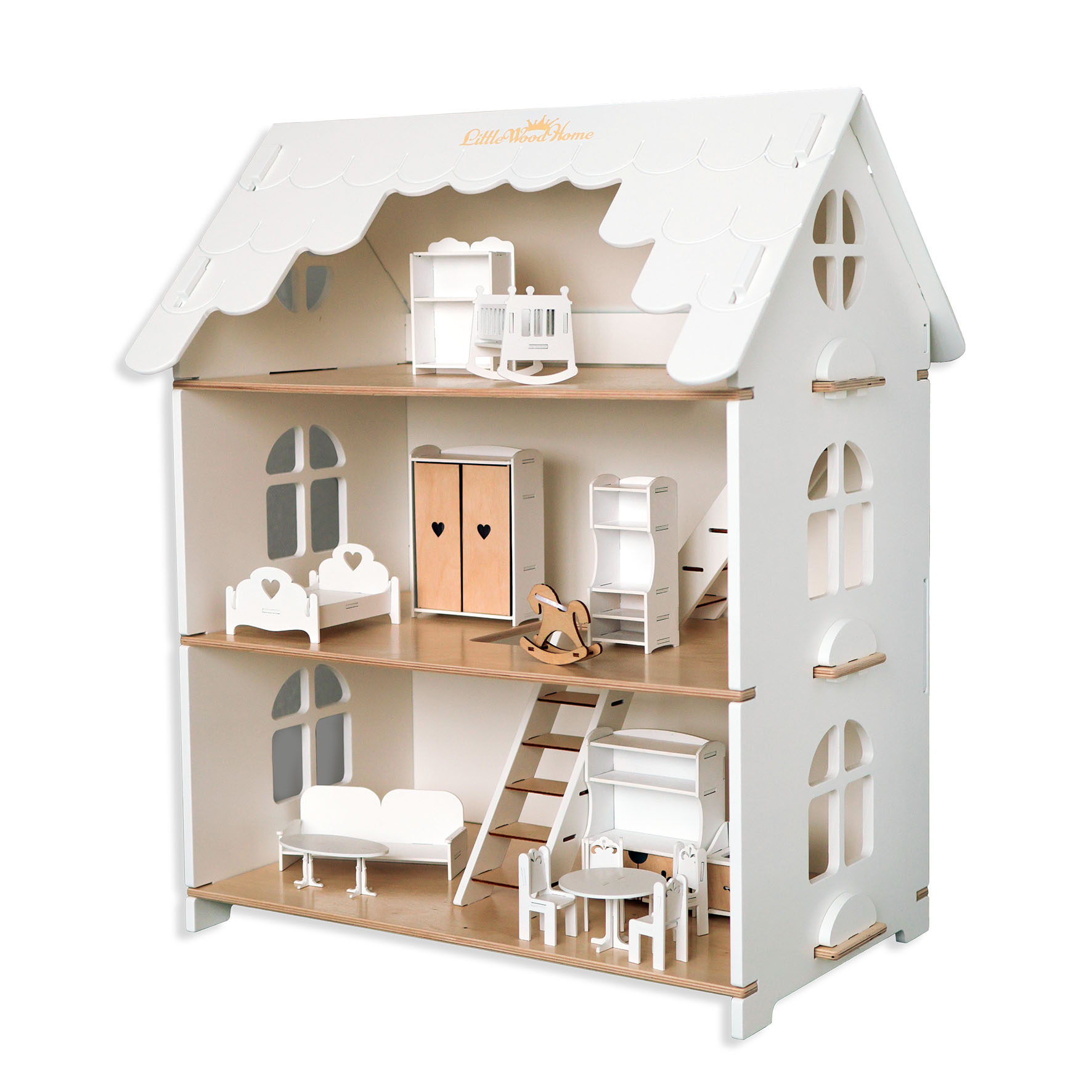 Домик для кукол LittleWoodHome 74 см 8500 - фото 2