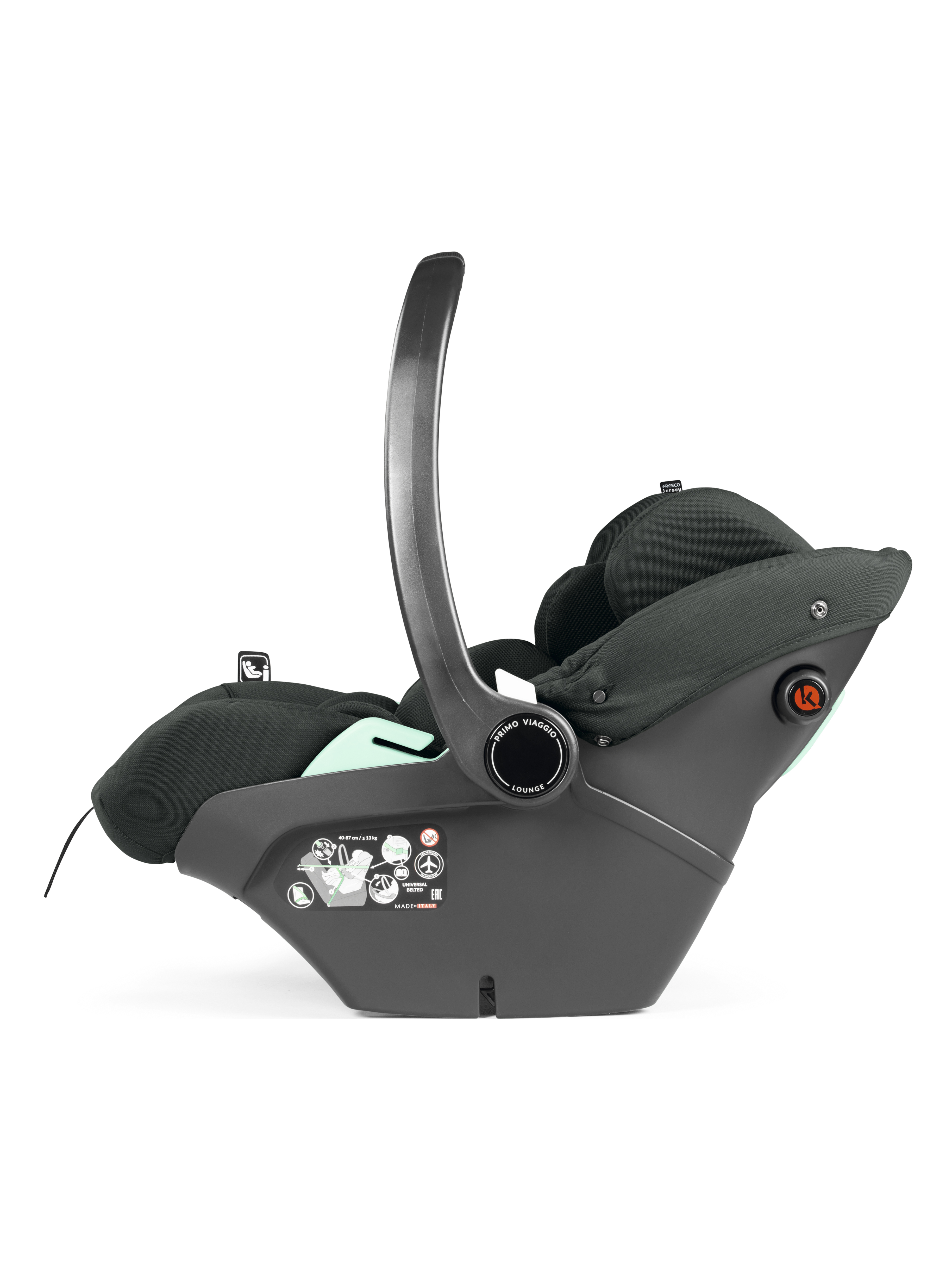 Автокресло Peg-Perego Lounge 0 (0 -13 кг) зеленый - фото 7