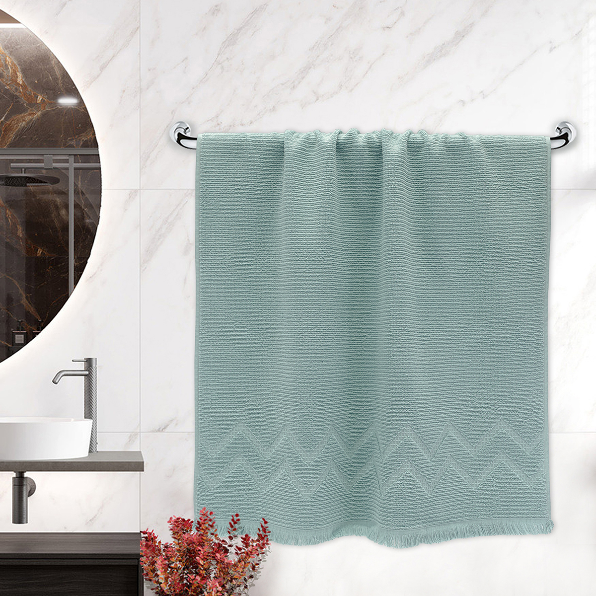 Полотенце BRAVO Касан 70 x 130 см 1 шт. - фото 1