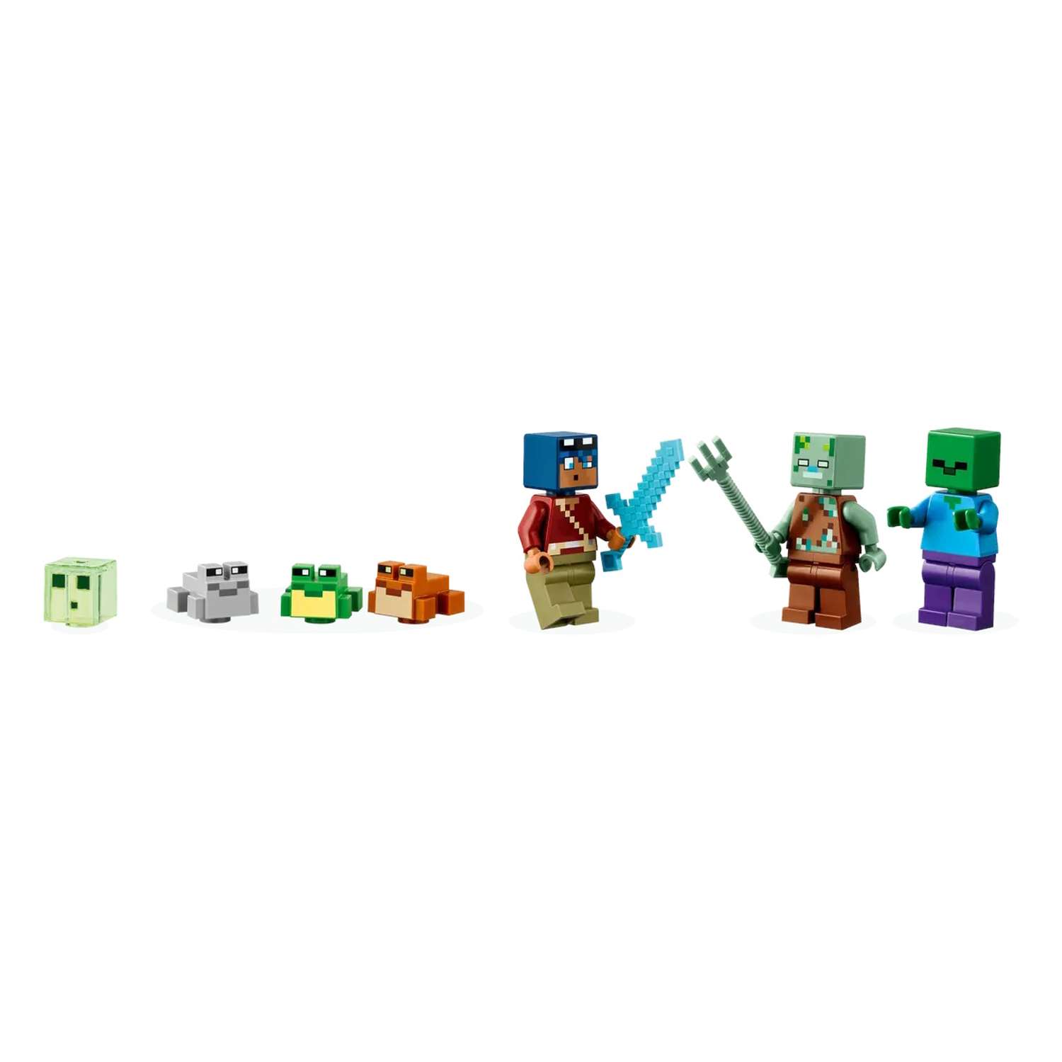 Конструктор LEGO Minecraft Лягушачий дом 400 дет. - фото 6