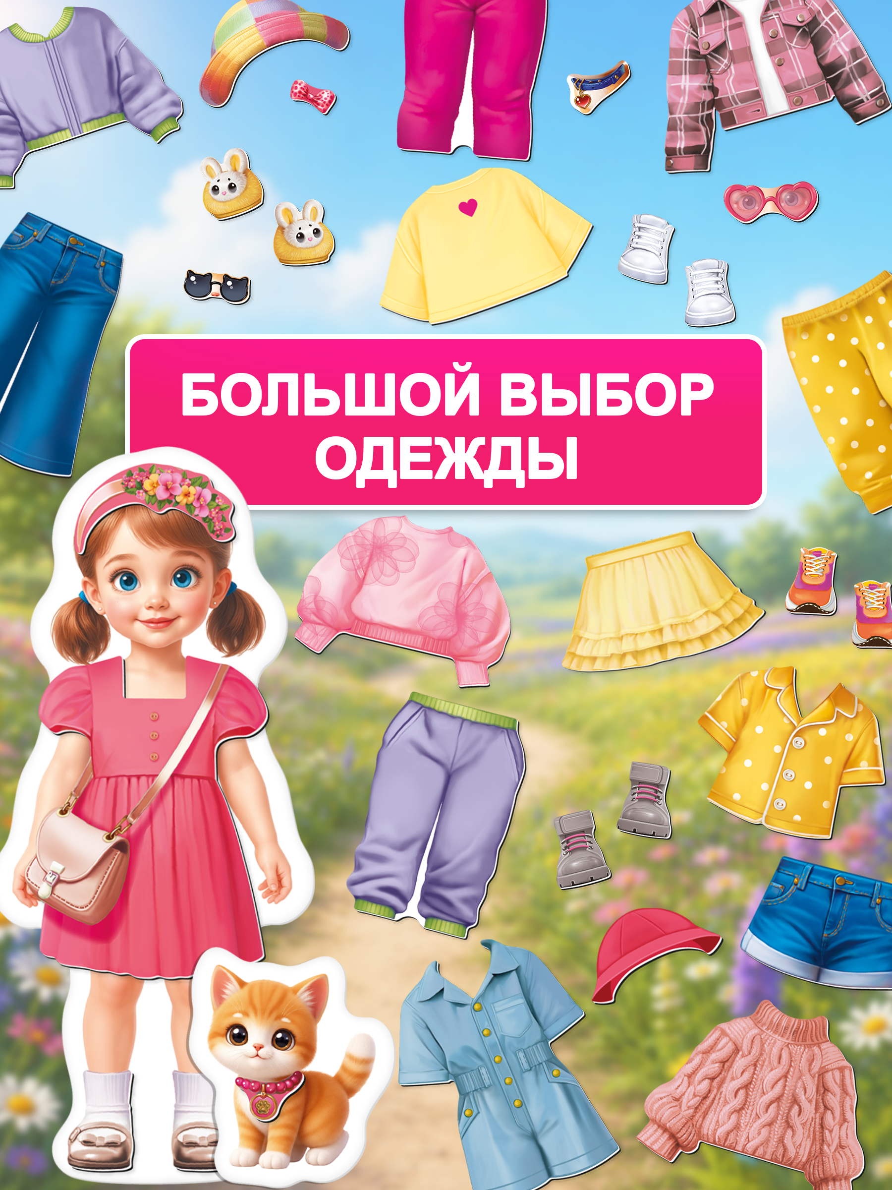Настольная игра Tigitak Девочка с котенком - фото 3