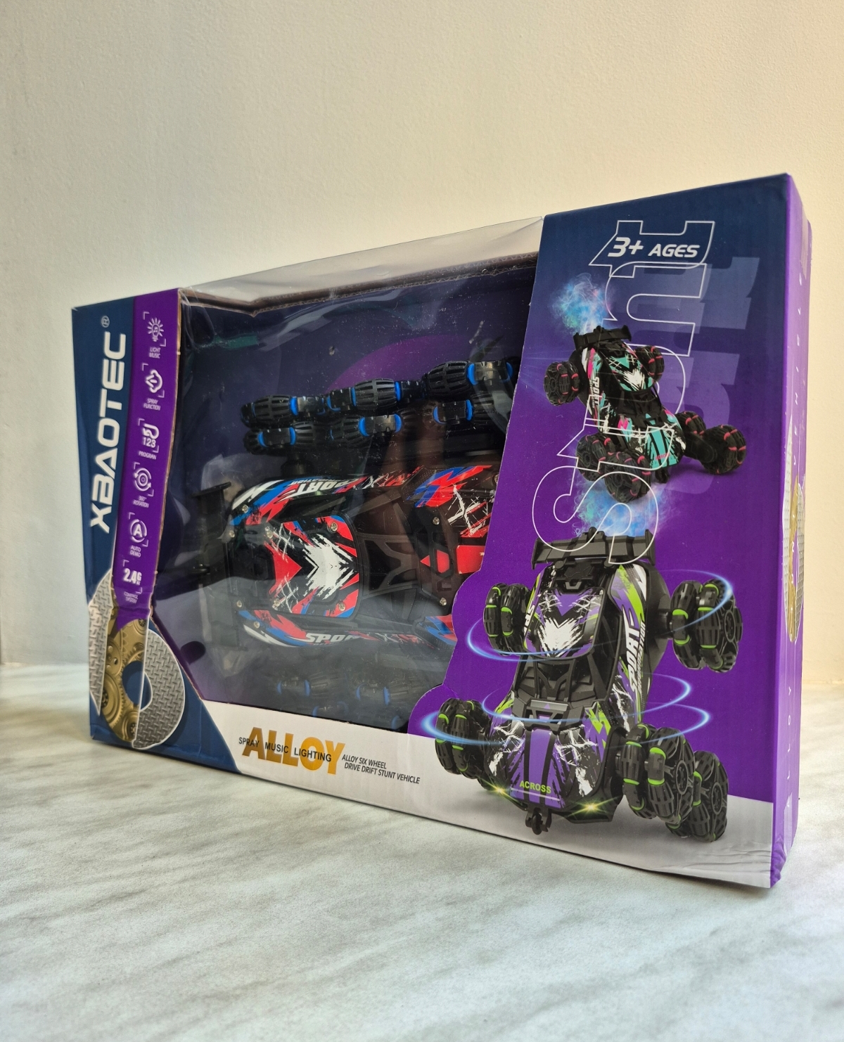 Автомобиль РУ BalaToys Трюковая Дрифт 360 - фото 5