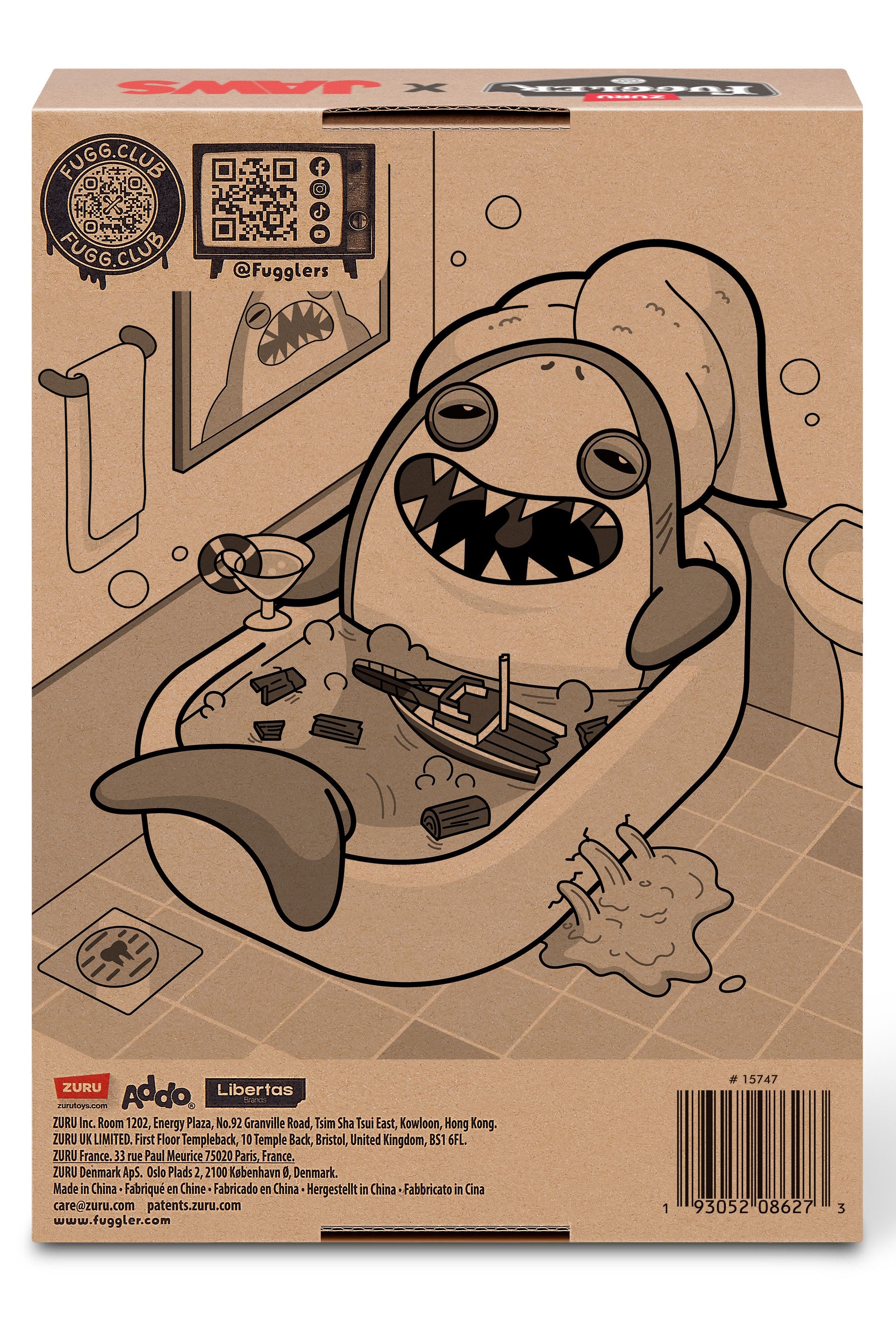 Мягкая игрушка Zuru FUGGLER Челюсти Акула - фото 9