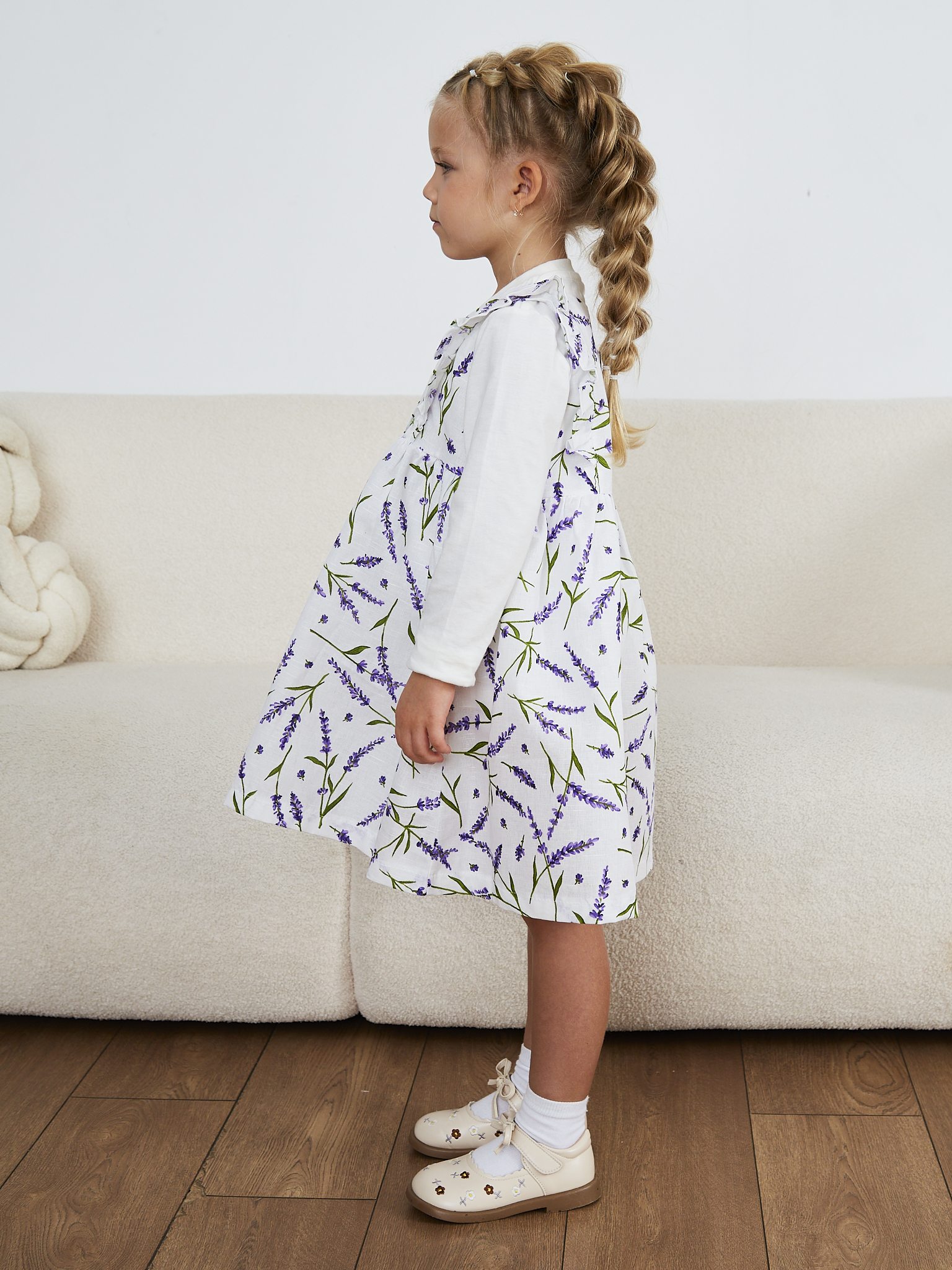 Сарафан MOUN сарафан_рюши_лаванда - фото 10