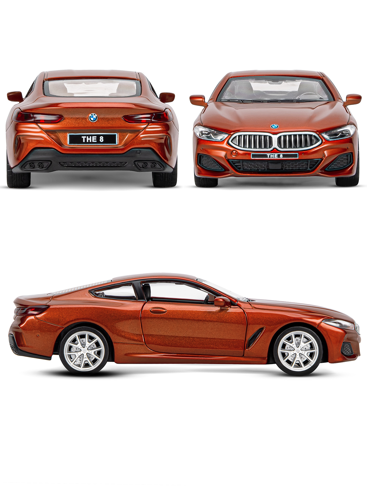 Автомобиль АВТОпанорама BMW M850i Coupe 1:35 JB1251474 - фото 6