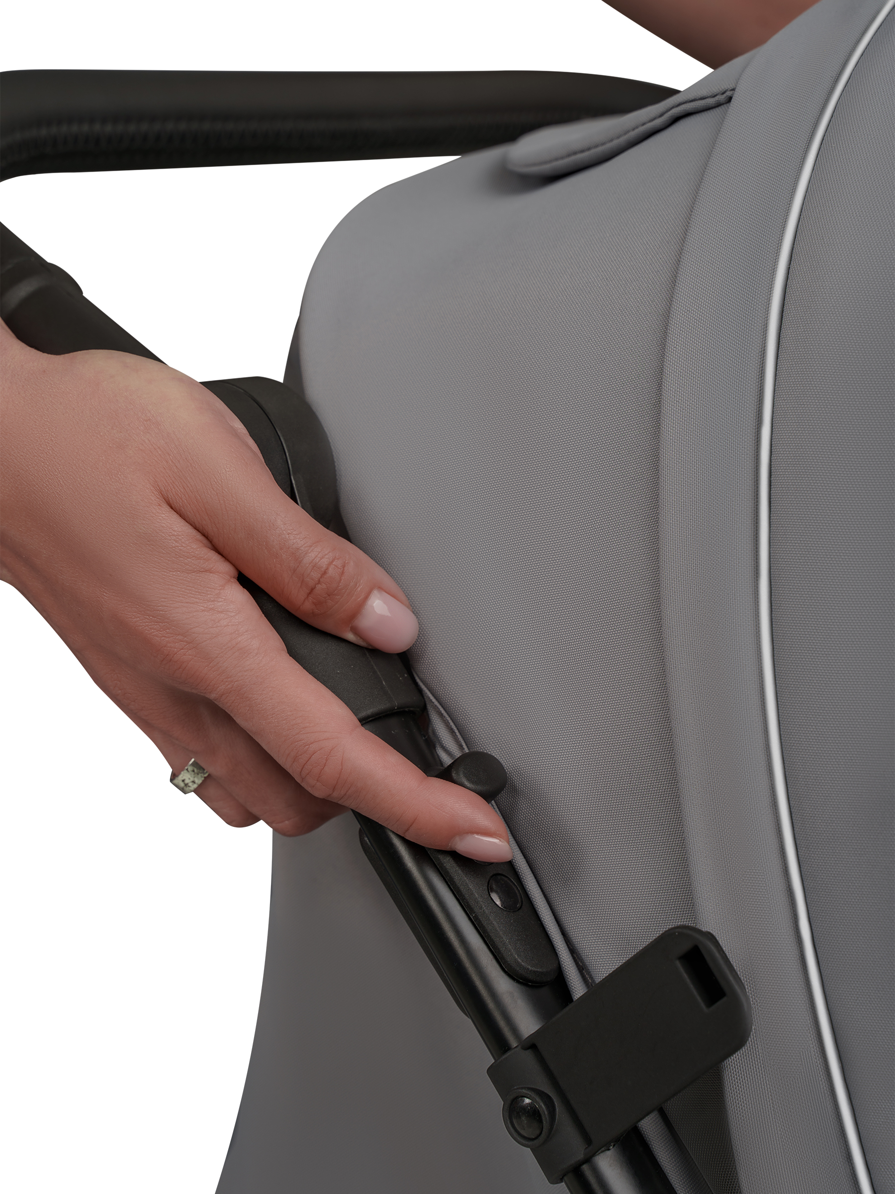 Коляска прогулочная JOVOLA Selena SL, всесезонная серый - фото 39