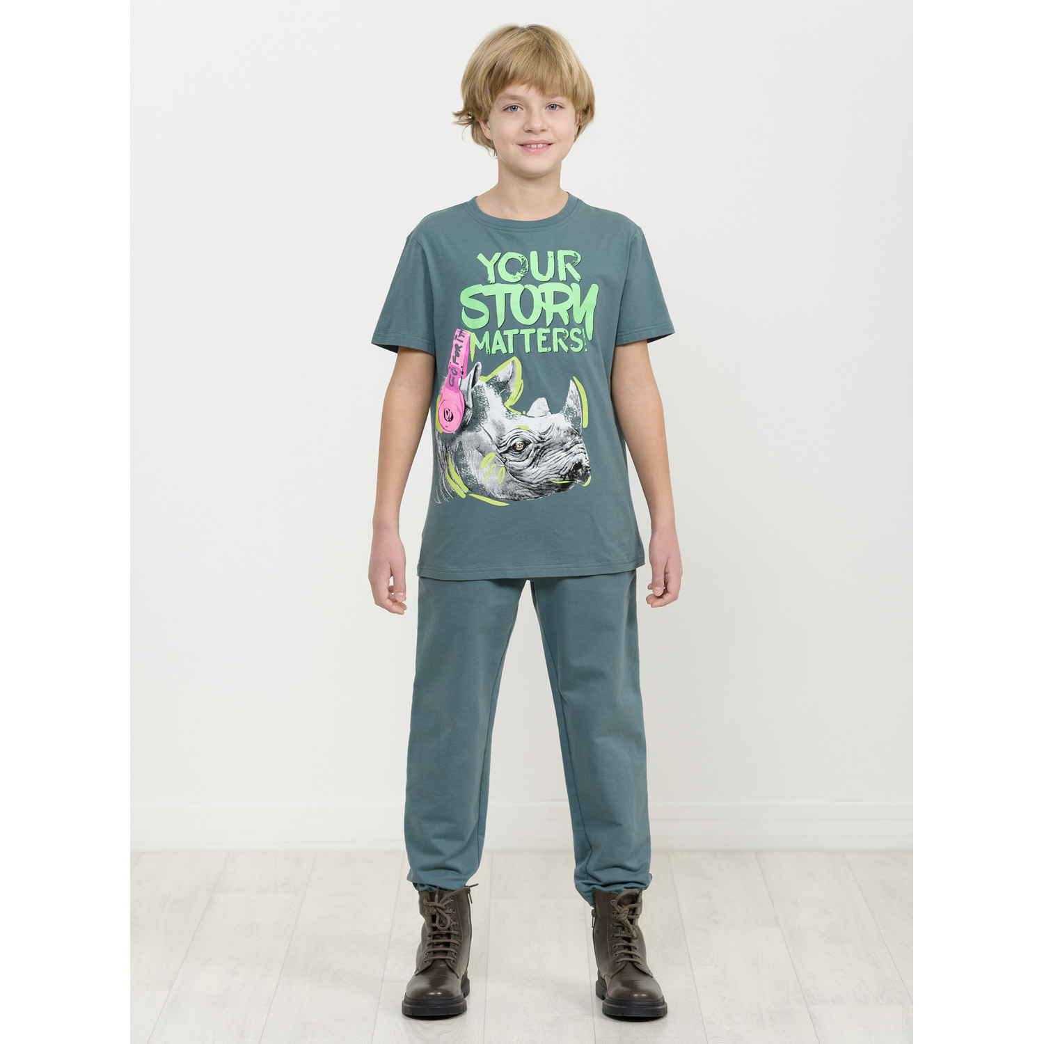 Футболка Pelican BFT5265/1/Серый(40) - фото 3