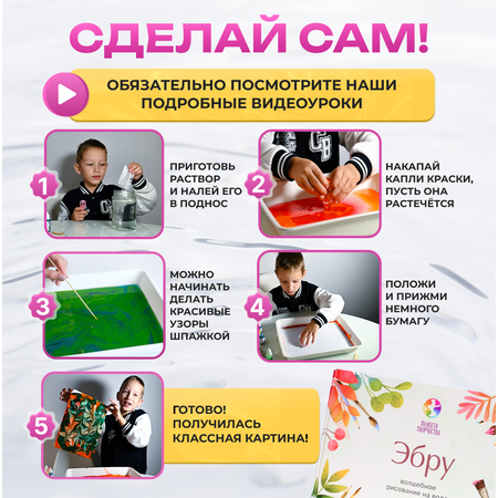 Акварисование Планета творчества эбру