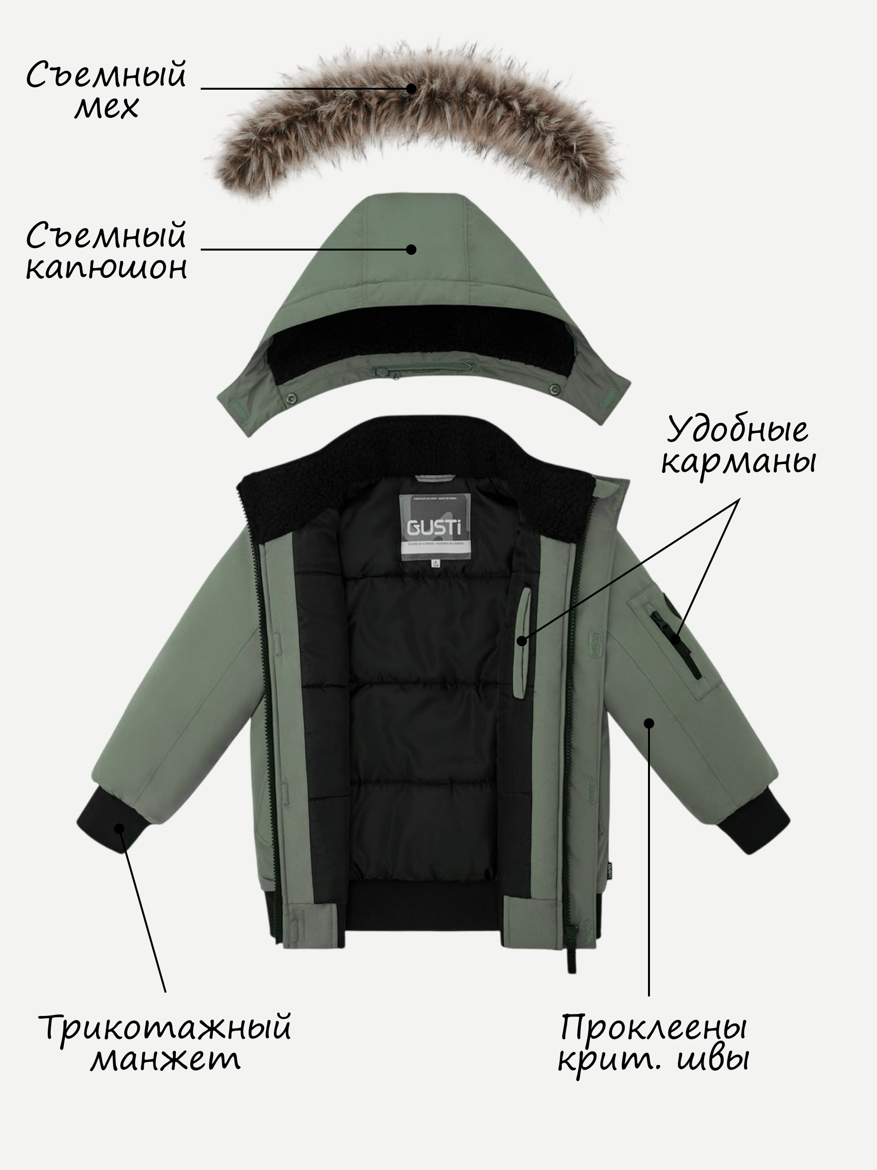Парка GUSTI GW6BJ173-FOGHORN - фото 4