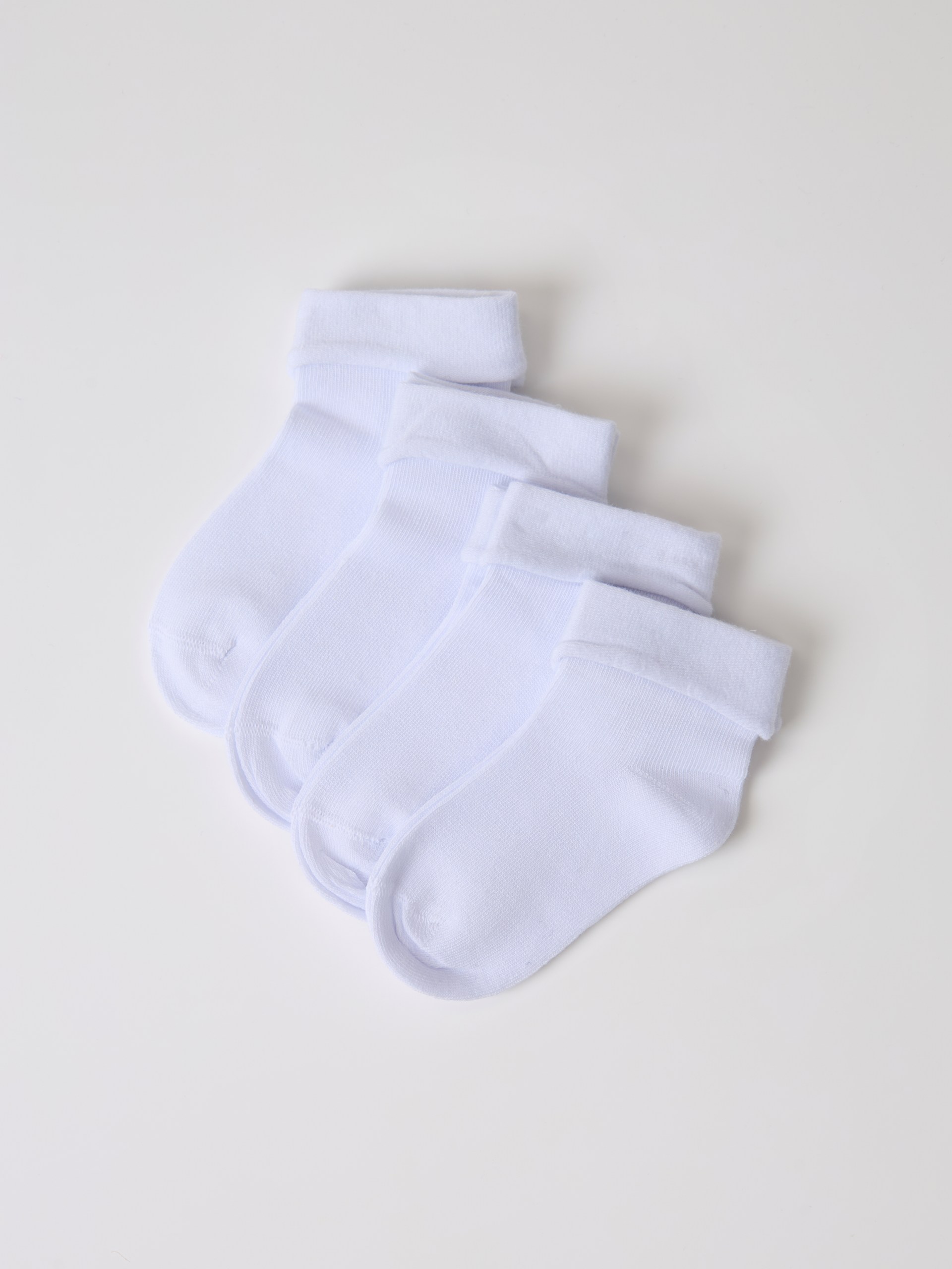 Носки 4 пары ALEX YVN B-5702-4-бел. - фото 5