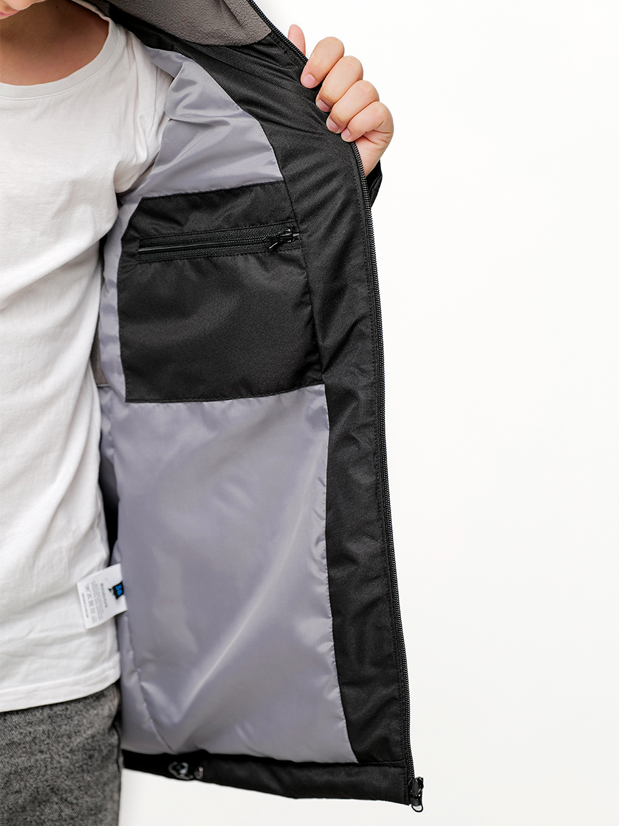 Куртка RODOS М-245/черный_серый - фото 9